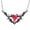 3, variant on Dark Fantasy Bat Wing Heart Pendant Necklace Copper Gothic Jewelry Gift For Women Halloween Party Fashion Accessory