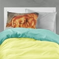 thumbnail image 2 of Carolines Treasures AMB1202PILLOWCASE Red Longhaired Dachshund Fabric Standard Pillowcase Standard multicolor, 2 of 2