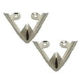 thumbnail image 2 of 2x2 Piezas De Protectores De Punta Para Zapatos De Mujer, Accesorios De Metal, Suministros Para Zapatos, Tapa De Punta Plateada, 2 of 8