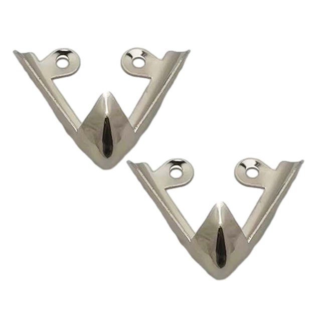 Protector puntiagudo para zapatos Salvador 2 piezas tacones altos Plata