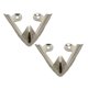 thumbnail image 1 of 2 uds. de zapatos protectores puntiagudos, gorra con puntas, decoración, suministros duraderos de Metal convenientes, puntera de tacón alto con estilo Plata, 1 of 8