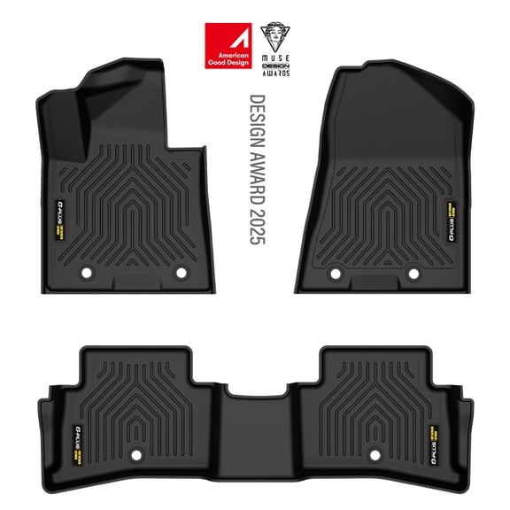 Floor Matsfit for Hyundai Tucson 2019-2021/ Fit Kia Sportage 2017-2022, TPE All Weather Custom Fit Car Mats Accessories, Front & 2nd Row Floor Liners Set