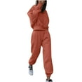 thumbnail image 2 of Usmixi Tracksuits Set for Women Sports Hoodies 2 Piece Outfit Sets for Women Casual Solid Hooded Sweatshirt and Jogger Pants Sweatsuit Sets with Pocket Ladies Girls Lounge Sets Under $10, 2 of 6