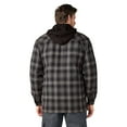 thumbnail image 2 of Dickies Men's Water Repellent Flannel Hooded Shirt Jacket | Quilted Lined Work Jacket with Fleece Hood & Hand Warmer Pockets, 2 of 3