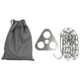 thumbnail image 1 of Trípode para acampar al aire libre, soporte para fogatas de picnic, gancho de acero inoxidable para trípode, suministros para acampar, 1 of 14