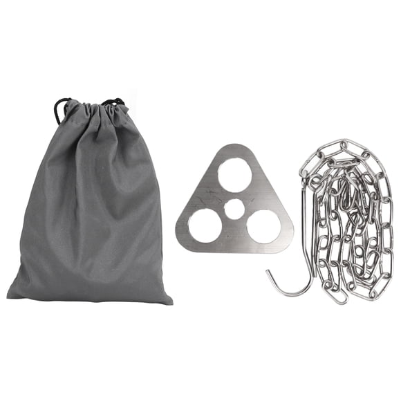 Trípode para acampar al aire libre, soporte para fogatas de picnic, gancho de acero inoxidable para trípode, suministros para acampar