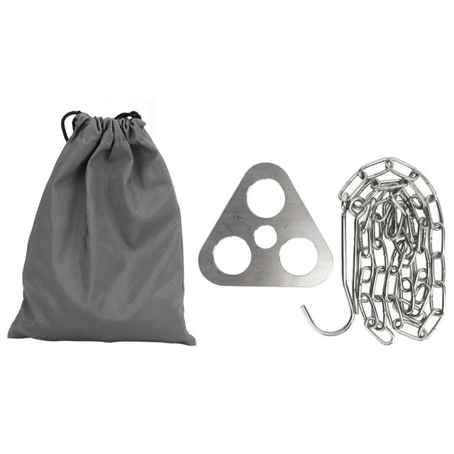 Trípode para acampar al aire libre, soporte para fogatas de picnic, gancho de acero inoxidable para trípode, suministros para acampar
