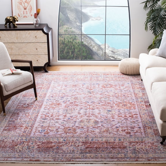 Safavieh Hellenic Marquis Medallion Area Rug, Ivory/Rust, 8' x 10'