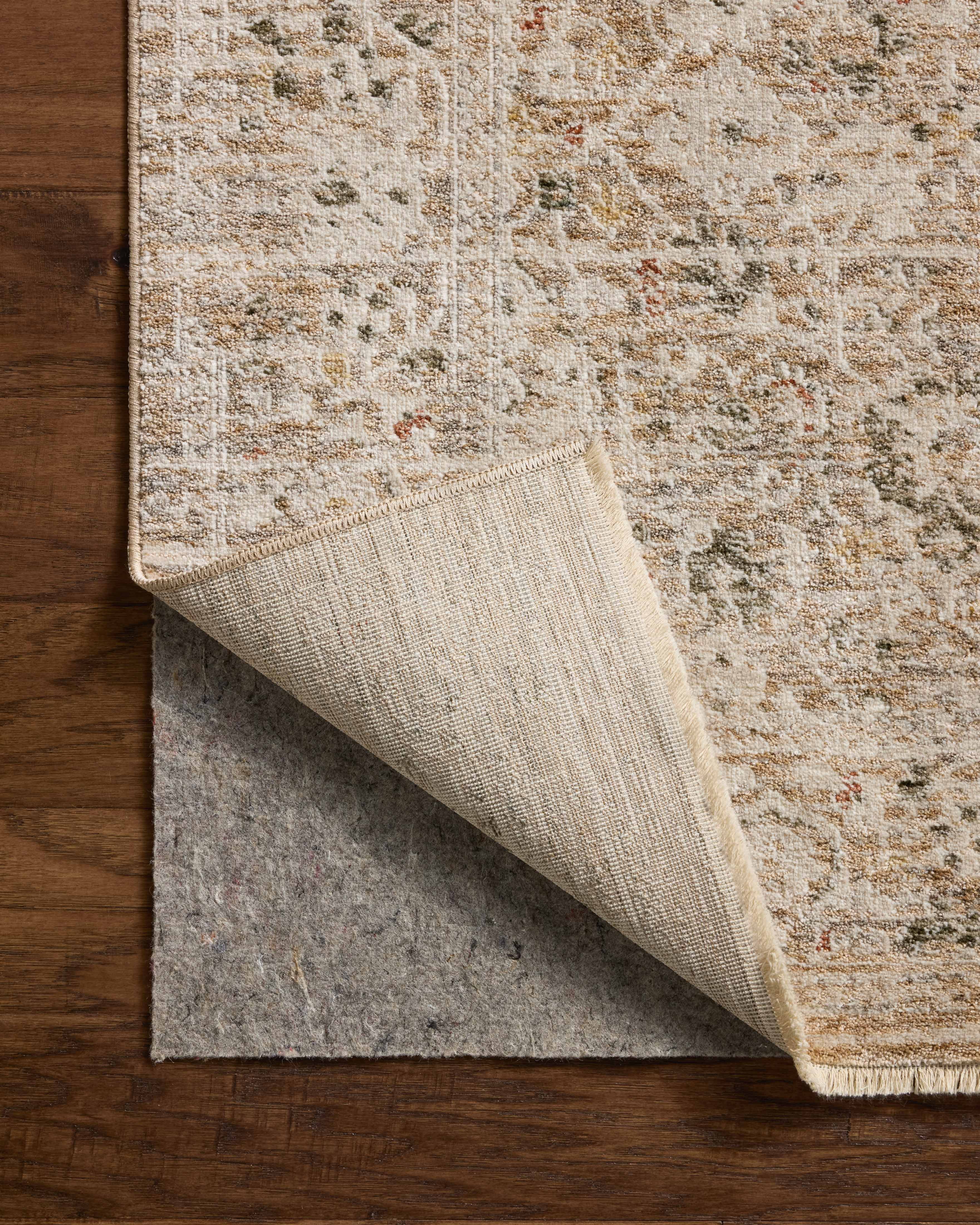 Loloi Clarisse Natural / Granite 7'-10" x 7'-10" Round Area Rug