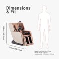 thumbnail image 6 of IOWNREALU Full Body Zero Gravity Massage Chair, 12 Rollers Massage, Waist Heating, Lcd Touch Screen, 5.1-5.9 Ft, Male/Female Gift, 6 of 7