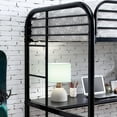thumbnail image 7 of Furniture of America Kandice Metal Twin over Workstation Bunk Bed in Black, 7 of 7