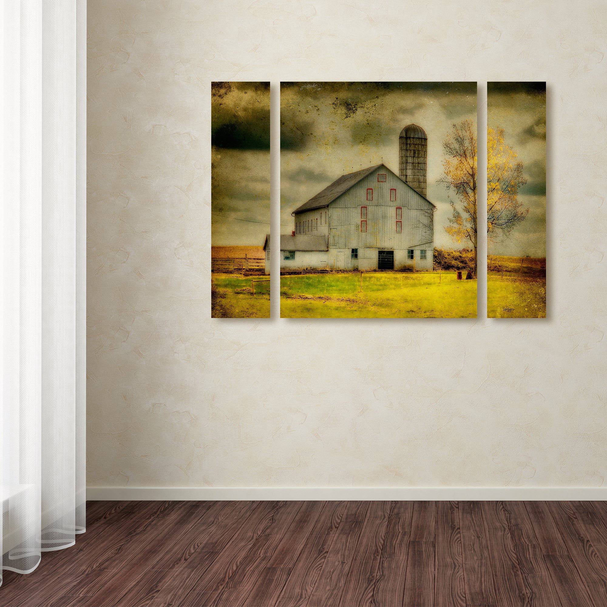 Lois Bryan "Old Barn on Stormy Afternoon" Multi Panel Art Set