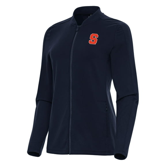 Women's Antigua Navy Syracuse Orange Continual Full-Zip Jacket