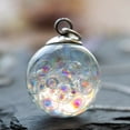 thumbnail image 4 of Bijoux en Liquidation Collier Bulle Coloré Collier Boule Cadeau de la Saint-Valentin Propre, 4 of 7