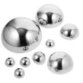 thumbnail image 1 of OULII 9 Pcs Globes Réfléchissants en Acier Inoxydable pour Décoration de Jardin, 1 of 8
