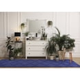 thumbnail image 2 of Garland Rug Quatro Polypropylene Navy Indoor Runner Rug, 3' x 12', 2 of 6