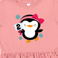 thumbnail image 4 of Inktastic 2nd Birthday Cute Penguin 2 Year Old Girl Girls Toddler Dress, 4 of 5