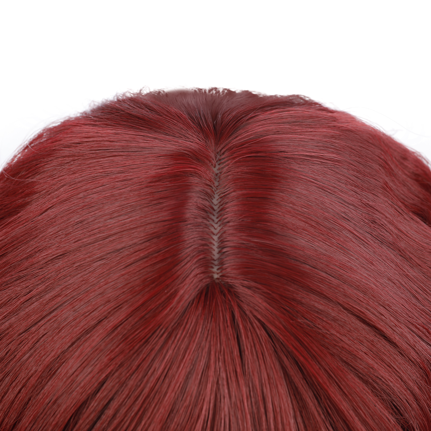 RightOn Red Wig Short Curly Wavy Wig Red Wig with Bangs Wine Red Wig ...