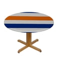 thumbnail image 3 of Nawypu  Fitted Table Cover for Round Tables Navy Stripe Tablecloth with Elastic Edge,Waterproof Table Cloth Covers for Outdoor Picnic Patio Coffee Kitchen Dinning Party Blue and White, 3 of 7