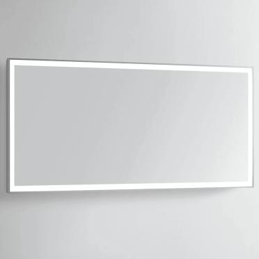 Modern Mirrors Vera Lighted Bathroom Vanity Mirror with Diffused Dimmable Daylight LED Lighting