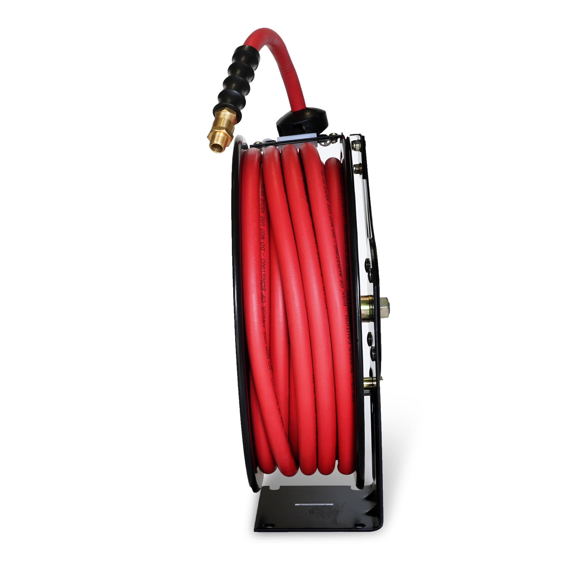 STEELMAN 96839-IND Enclosed Spring Pneumatic Hose Reel with 50-Foot 1/2-Inch ID Hose