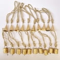 thumbnail image 2 of 1 pieza de cascabeles navideños de metal rústicos y elegantes, para colgar en la pared, para ventanas, guirnaldas, decoración artística para dormitorio y sala de estar, 2 of 5