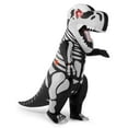 thumbnail image 6 of Syncfun Halloween Inflatable Costume for Adults, Red LED Light Eyes Air Blow-up Skeleton Dinosaur Dress Up Unisex Cosplay Costume, 6 of 8