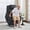 Black, variant on MCombo Electric Power Lift Recliner Chair with Vibration and Heat for Elderly, Faux Leather, Dark Brown