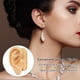 thumbnail image 4 of Modelo De Oreja De Silicona, Modelo De Práctica De Perforación De Oreja Ligero, Flexible Y Realista, 1 Par Para Exhibición De Aretes, 4 of 7