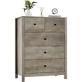 thumbnail image 7 of Accreate Tall 5 Drawer Dresser for Bedroom, Modern Wooden Chest with Deep Drawers & Metal Knobs for Kids, Entryway, Hallway, 7 of 7