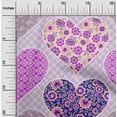 thumbnail image 2 of oneOone Velvet Light Violet Fabric Florals Sewing Craft Projects Fabric Prints By Yard 58 Inch Wide, 2 of 4