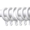 thumbnail image 1 of Coofit 50PCS Curtain Ring Plastic Drapery Ring Drapery Curtain Eyelet Ring, 1 of 8