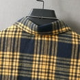 thumbnail image 6 of Tdoqot Mens Long Sleeve Shirts- Spring Casual Button down Flannel Shirt Yellow Size XL, 6 of 9