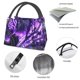 thumbnail image 4 of Easygdp Purple Pattern White Tiger Bolsa de Almuerzo Insulada Reutilizable, Bolsa de Mano y Bandolera para Oficina, Trabajo, Viajes, 4 of 6