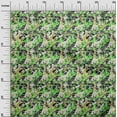 thumbnail image 3 of oneOone Cotton Poplin Twill Green Fabric Abstract Sewing Craft Projects Fabric Prints By Yard 56 Inch Wide, 3 of 4