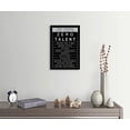 thumbnail image 4 of Inspirational Posters Inspirational Canvas Wall Art Ten Things That Require Zero Talent Image Printing Modern Home Office Decoration Artwork Stretching and Mounting Ready to Hang12x18, 4 of 6