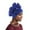 Blue, variant on African Women Turban Caps Beanie Twist Headscarf Pre-Tied Double Twisted Braid Hair Cover Wrap Hat Chemo Cancer Cap Black