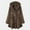 03 Brown, variant on Awdenio Cardigans for Women Plus Sizes, Women Plus Size Button Plush Tops Hooded Loose Cardigan Wool Coat Winter Jacket