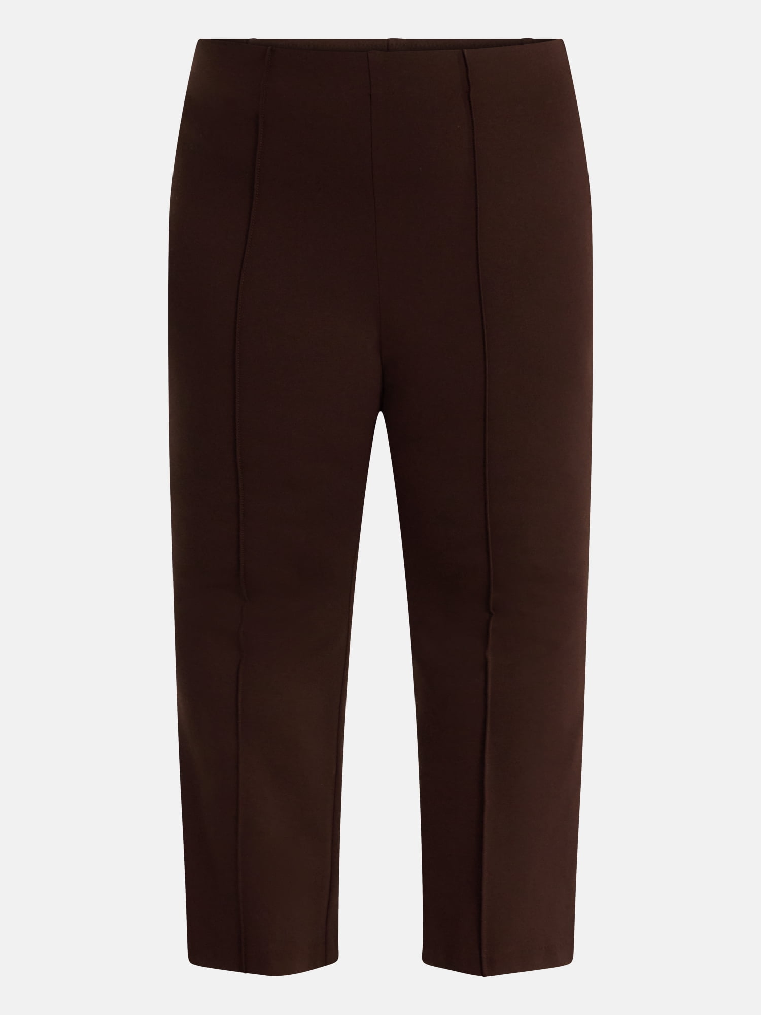 Terra & Sky Women's Plus Cropped Ponte Knit Pants, Sizes 0X - 5X