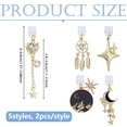 thumbnail image 2 of Dust Plug Charms Bulk Butterfly Star Type-C Charging Port Charm Cell Phone Charm Plug Cover Plastic Dust Plugs with Alloy Charms USB C Port, 2 of 6