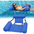 thumbnail image 1 of Hamaca inflable del agua, asiento plegable del sillón del flotador de la piscina con el respaldo Silla de la natación Salón del flotador de la piscina Silla del agua Hamaca del agu, 1 of 5