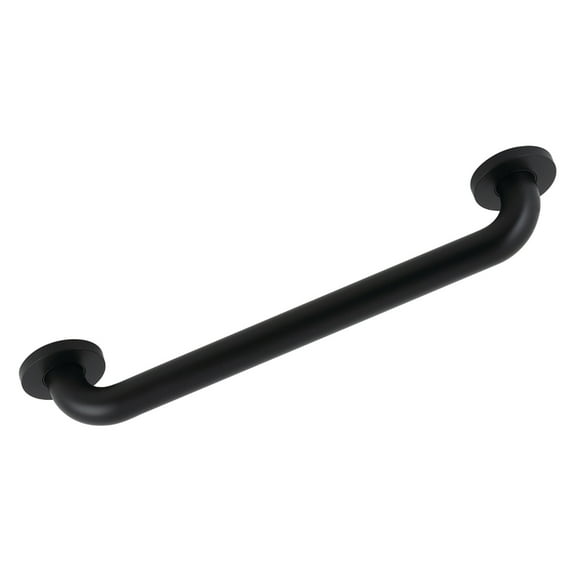 Kingston Brass GDR814160 Silver Sage 16-Inch X 1-1/4-Inch OD ADA Grab Bar, Matte Black