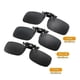 thumbnail image 2 of Clip-on Sunglasses Gold Mirror Glass 40x58mm Gold, 2 of 5