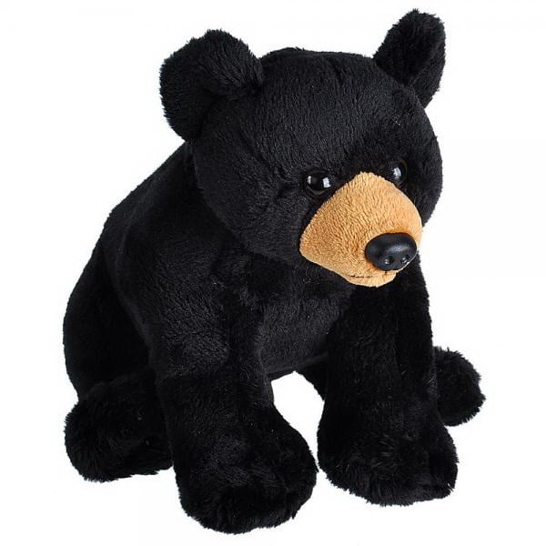 8 Inch Ck Huggers Black Bear Plush Stuffed Animal by Wild Republic for sale online 
