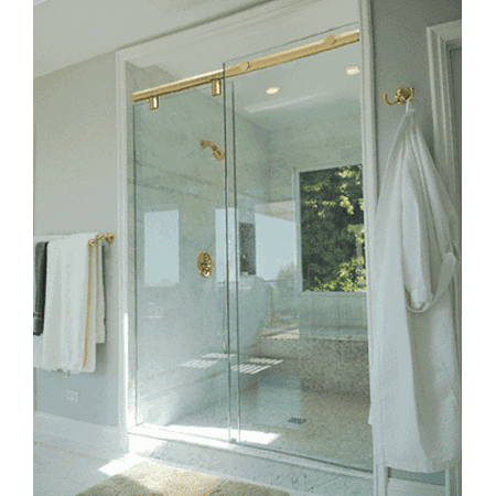 Crl Brass 60 Hydroslide 180 Degree Standard Sliding Shower Door