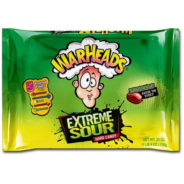 Impact Confections WarHeads Hard Candy, 175 ea