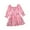 Pink, variant on Edvintorg 3-8Years Dress for Kids Girl Long Sleeve Spring Summer Flower Girl Dresses Children's Girls Princess Dress Vestido