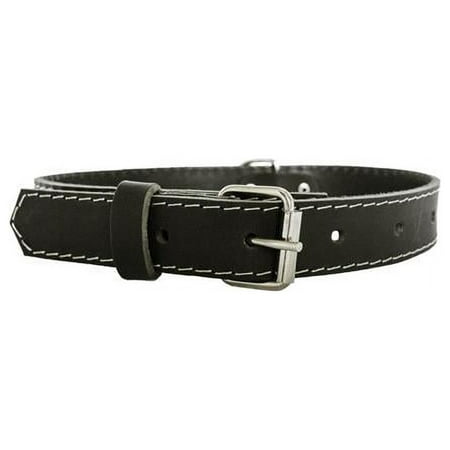UPC: 0684334537045 | Euro-Dog 684334537045 Luxury Soft Leather Traditional Collar  Black – Extra Small