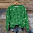thumbnail image 1 of Xuyuer Women's Printed Long Sleeved Round Neck Pullover Top Hoodless Casual And Fashionable Sweatshirts, 1 of 5