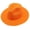 Orange, variant on Unisex Panama Beret Straw Hat – Foldable Wide Brim Sun Hat, Lightweight Breathable Summer Fashion Accessory, Casual Beachwear Beret Style Fedora for Travel Winter